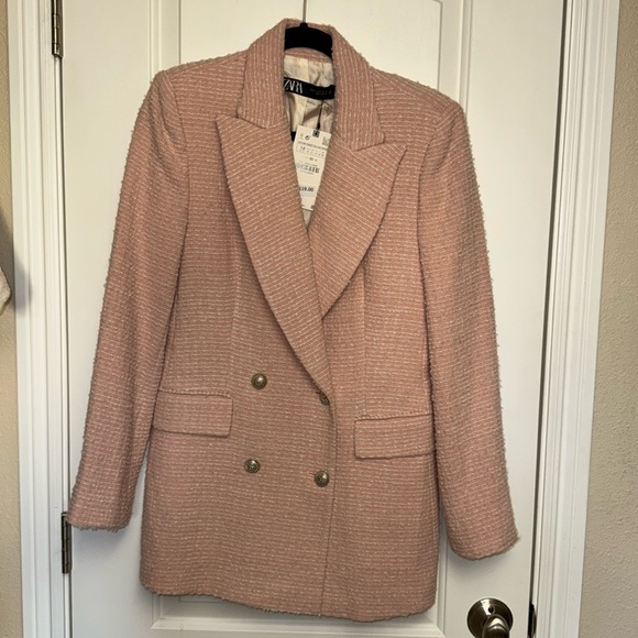Zara Textured Blazer - Picture 2 of 7